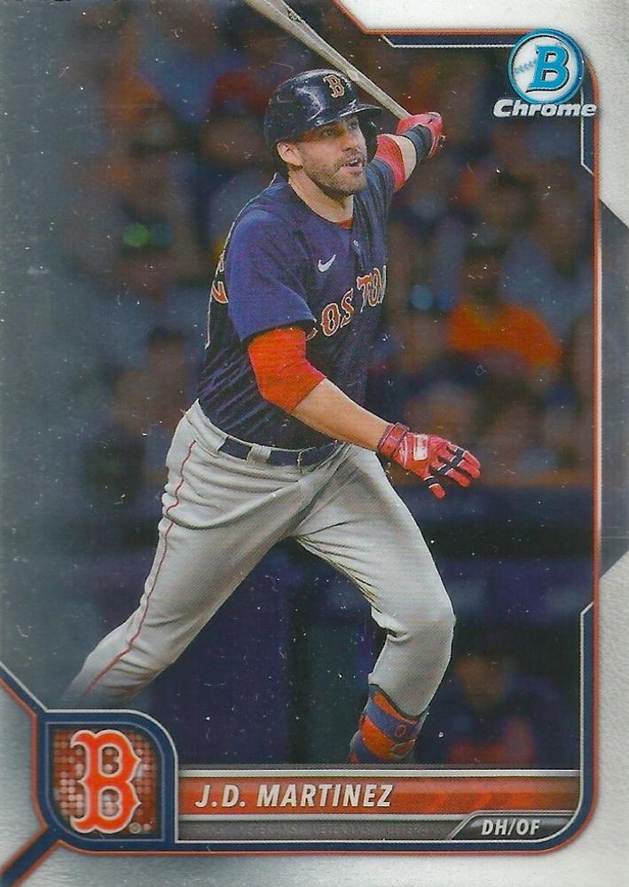 J.D. Martinez #98 Boston Red Sox | 2022 Bowman Chrome