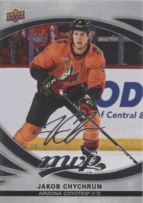 Jakob Chychrun #98 Arizona Coyotes | 2023-24 Upper Deck MVP Silver Script
