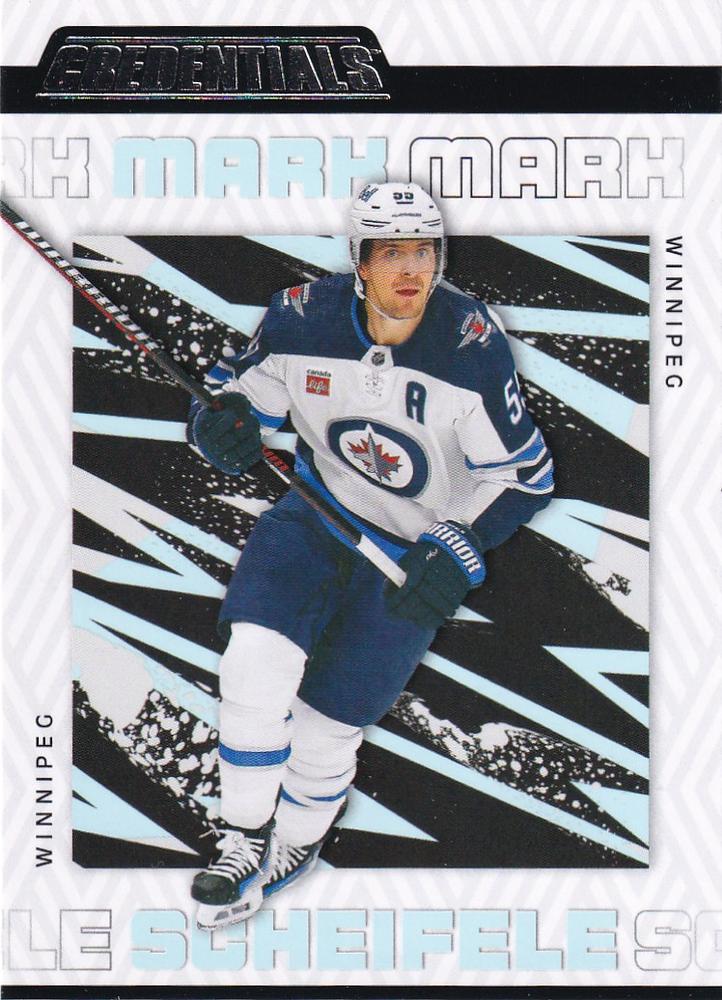 Mark Scheifele #98 Winnipeg Jets | 2023-24 Upper Deck Credentials