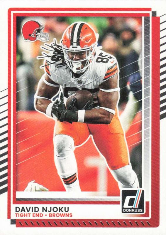 David Njoku #98 Cleveland Browns | 2025 Donruss | NFL Football