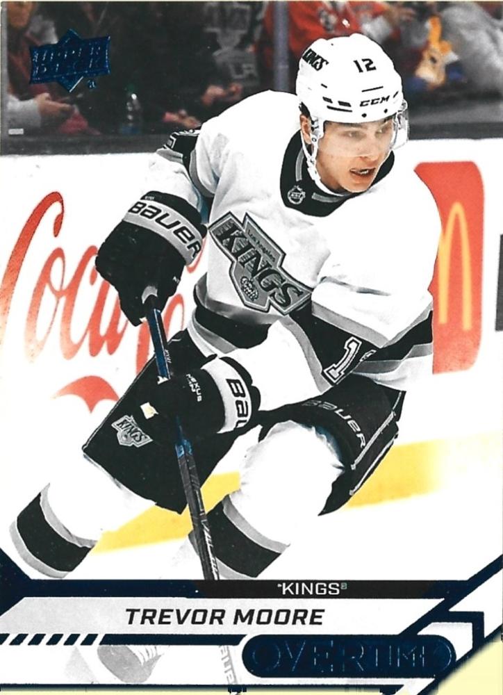 Trevor Moore #99 Los Angeles Kings | 2020-21 Upper Deck Overtime Blue Foil