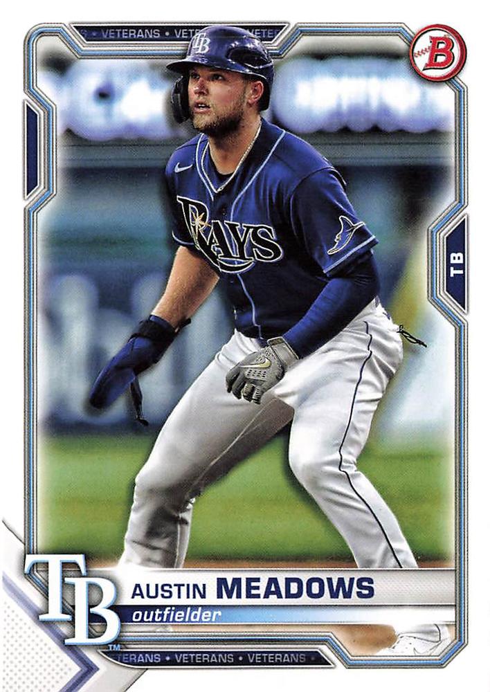 Austin Meadows #99 Tampa Bay Rays | 2021 Bowman