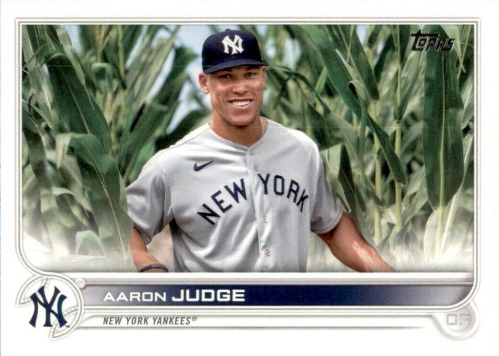 Aaron Judge #99 New York Yankees (Standing in cornfield) | 2022 Topps