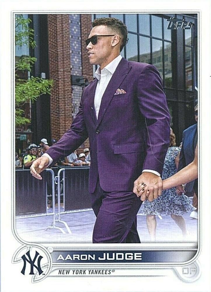 Aaron Judge #99 New York Yankees (Wearing suit) | 2022 Topps