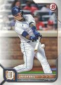Javier Baez #99 Detroit Tigers | 2022 Bowman