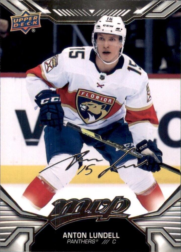 Anton Lundell #99 Florida Panthers | 2022-23 Upper Deck MVP Silver Script