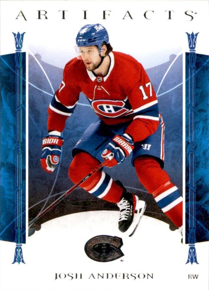 Josh Anderson #99 Montreal Canadiens | 2022-23 Upper Deck Artifacts