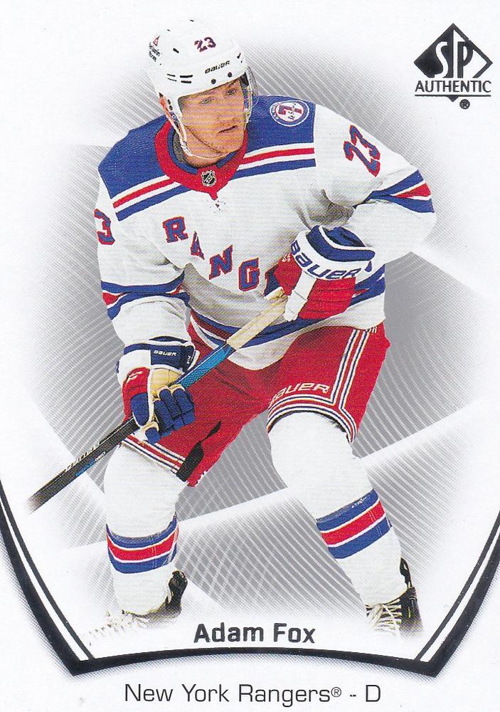 Adam Fox #99 New York Rangers | 2021-22 SP Authentic