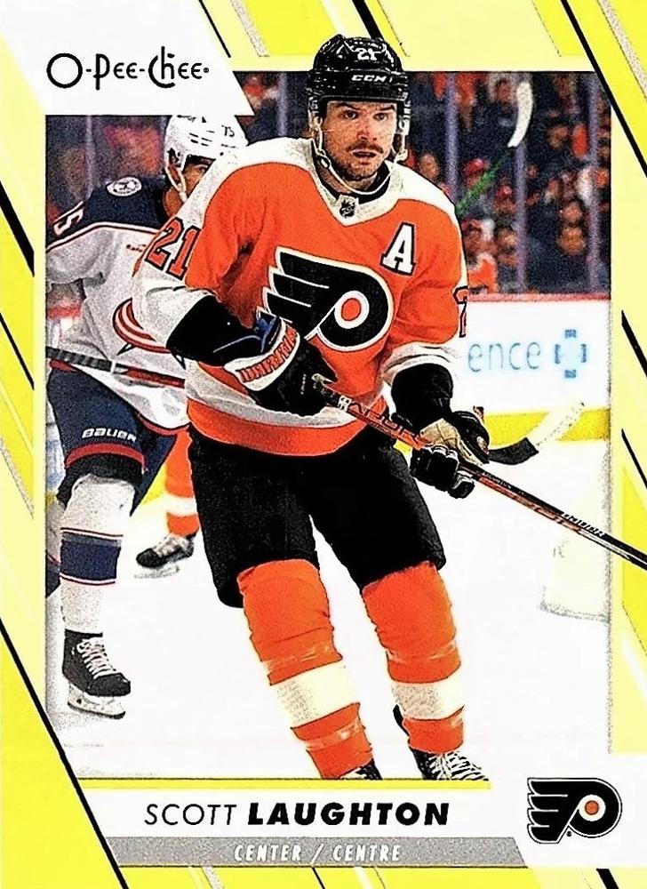 Scott Laughton #99 Philadelphia Flyers | 2023-24 O-Pee-Chee Yellow Border