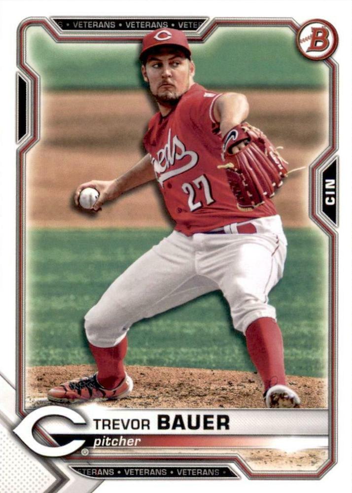Trevor Bauer #9 Cincinnati Reds | 2021 Bowman