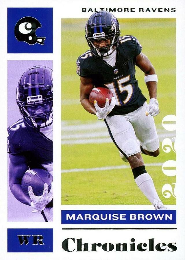 Marquise Brown #9 Baltimore Ravens | 2020 Panini Chronicles |  | NFL Football