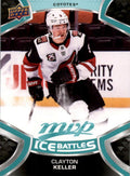 Clayton Keller #9 Arizona Coyotes | 2021-22 Upper Deck MVP Ice Battles