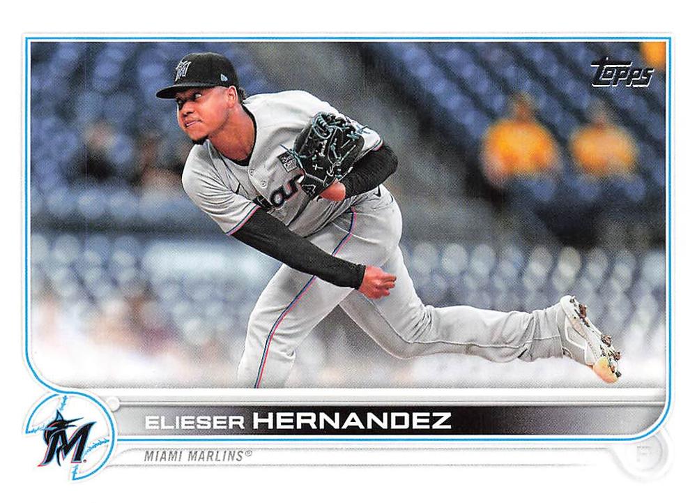 Elieser Hernandez #9 Miami Marlins | 2022 Topps