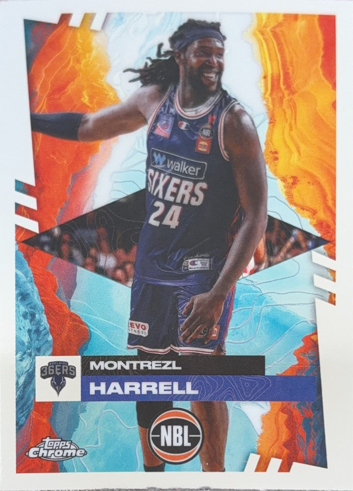Montrezl Harrell #9 Adelaide 36ers | 2024-25 Topps Chrome NBL (front)