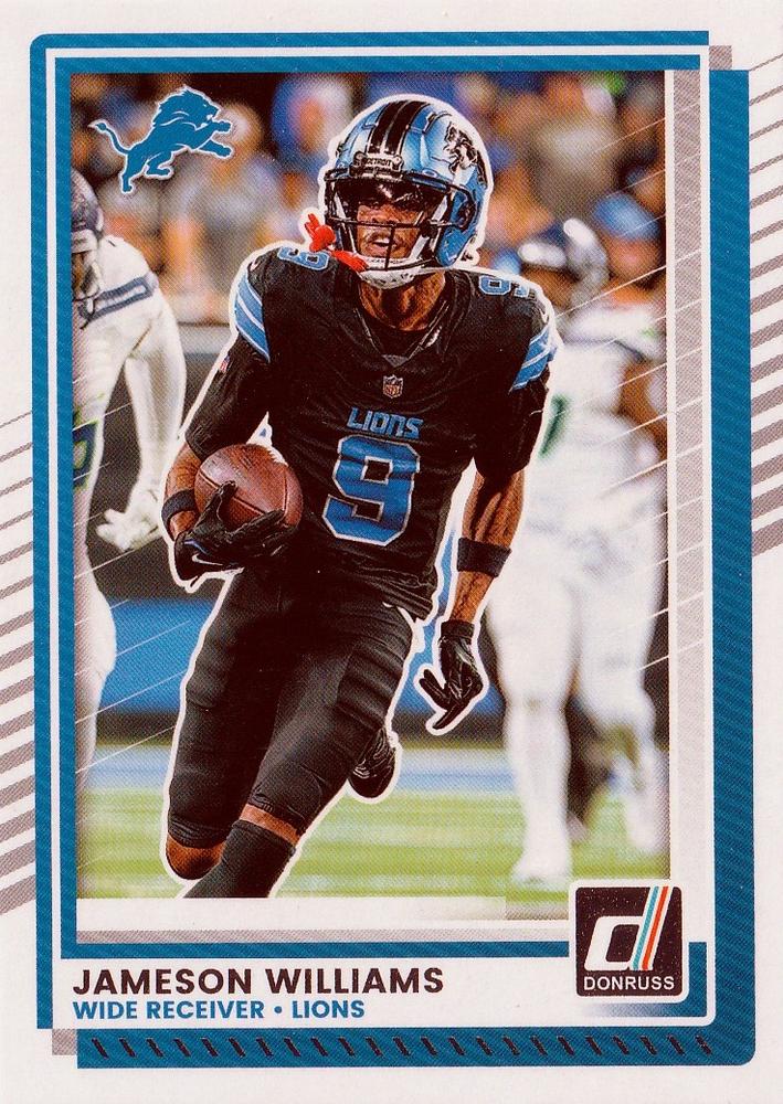 Jameson Williams #9 Detroit Lions | 2025 Donruss | NFL Football
