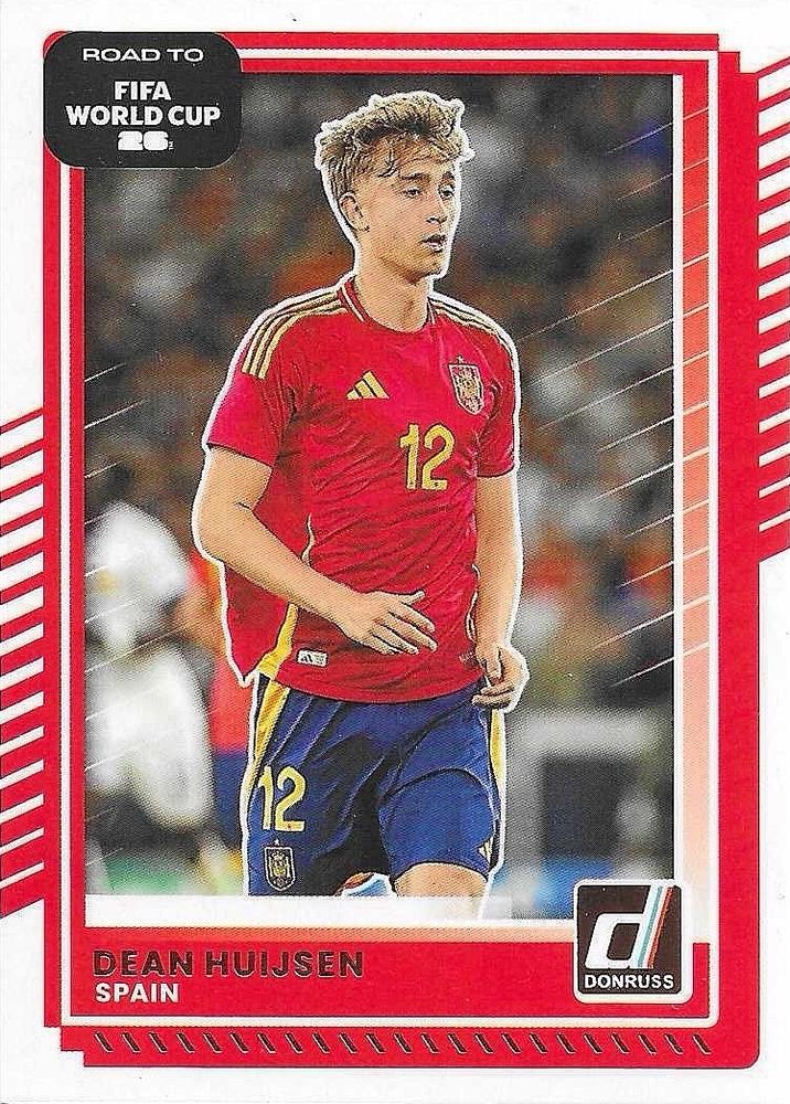 Dean Huijsen #9 Spain | 2025-26 Donruss Road to FIFA World Cup Optic Parallel