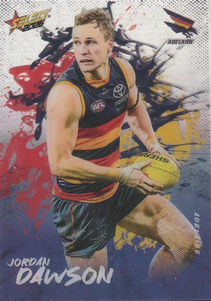 Jordan Dawson #A1 Adelaide Crows | 2026 Select AFL Footy Stars - Adrenaline