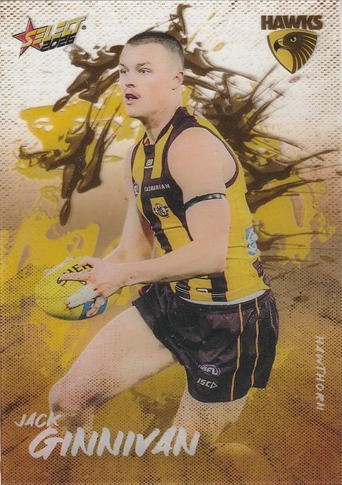 Jack Ginnivan #A47 Hawthorn Hawks | 2026 Select AFL Footy Stars - Adrenaline