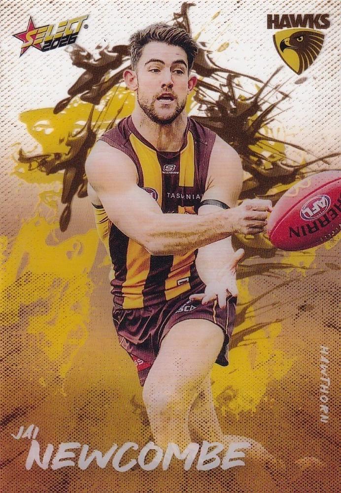 Jai Newcombe #A48 Hawthorn Hawks | 2026 Select AFL Footy Stars - Adrenaline