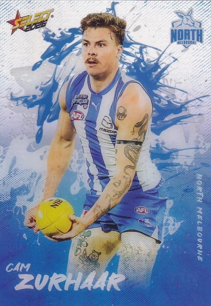 Cam Zurhaar #A60 North Melbourne Kangaroos | 2026 Select AFL Footy Stars - Adrenaline