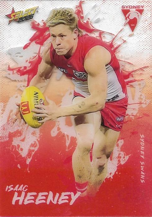 Isaac Heeney #A78 Sydney Swans | 2026 Select AFL Footy Stars - Adrenaline