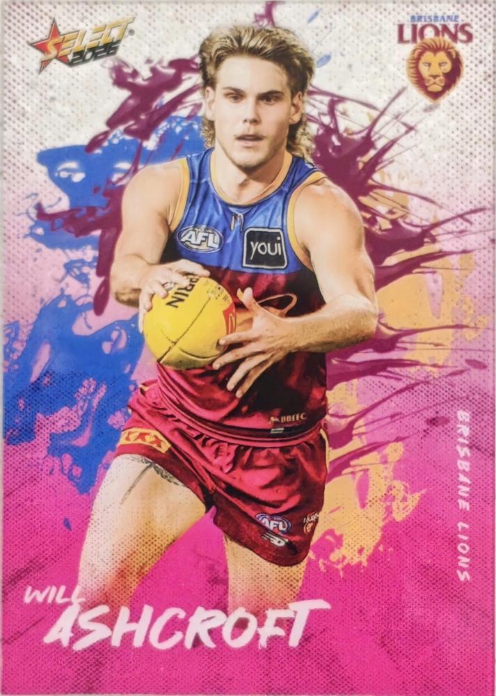 Will Ashcroft #A7 Brisbane Lions | 2026 Select AFL Footy Stars - Adrenaline