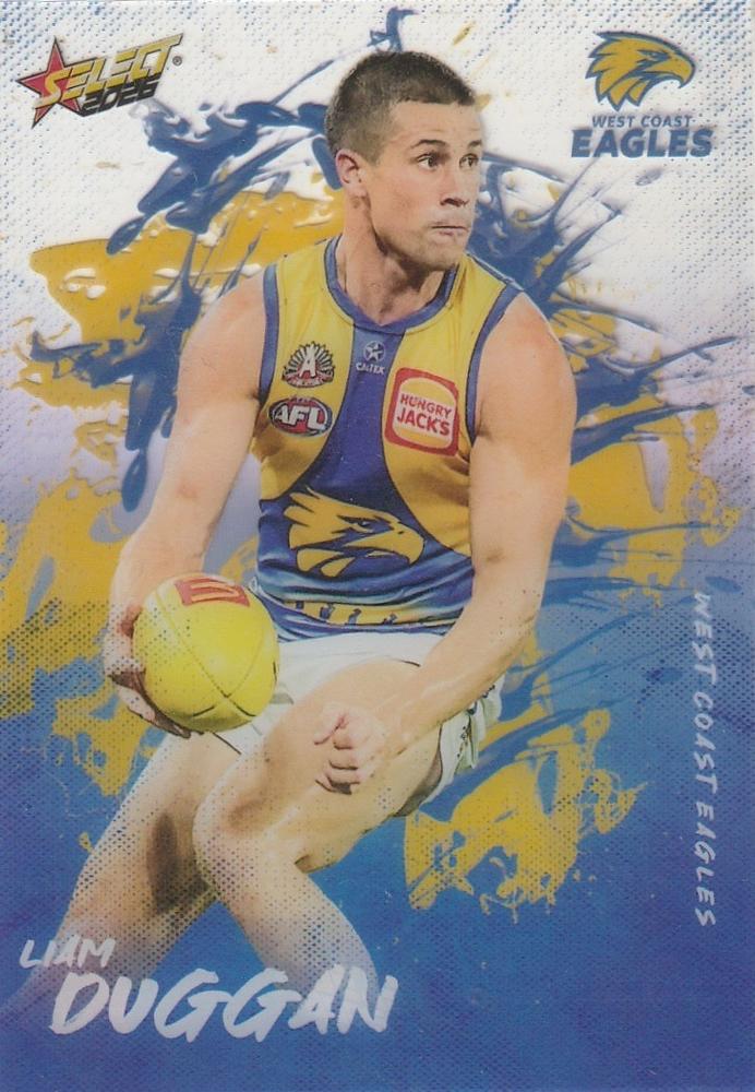 Liam Duggan #A81 West Coast Eagles | 2026 Select AFL Footy Stars - Adrenaline