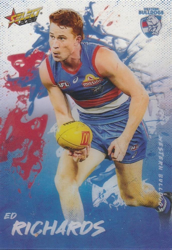 Ed Richards #A89 Western Bulldogs | 2026 Select AFL Footy Stars - Adrenaline