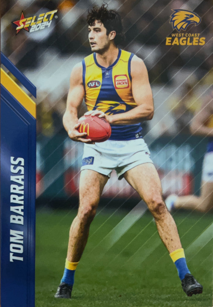 Tom Barrass #162 West Coast Eagles | 2024 Select AFL Footy Stars