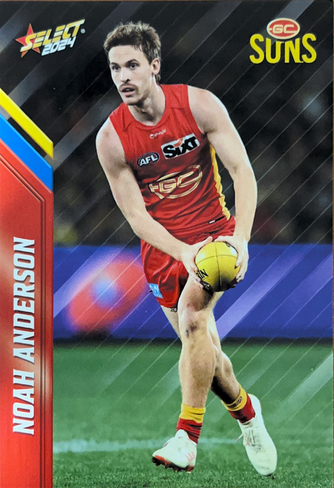 Noah Anderson #82 Gold Coast Suns | 2024 Select AFL Footy Stars
