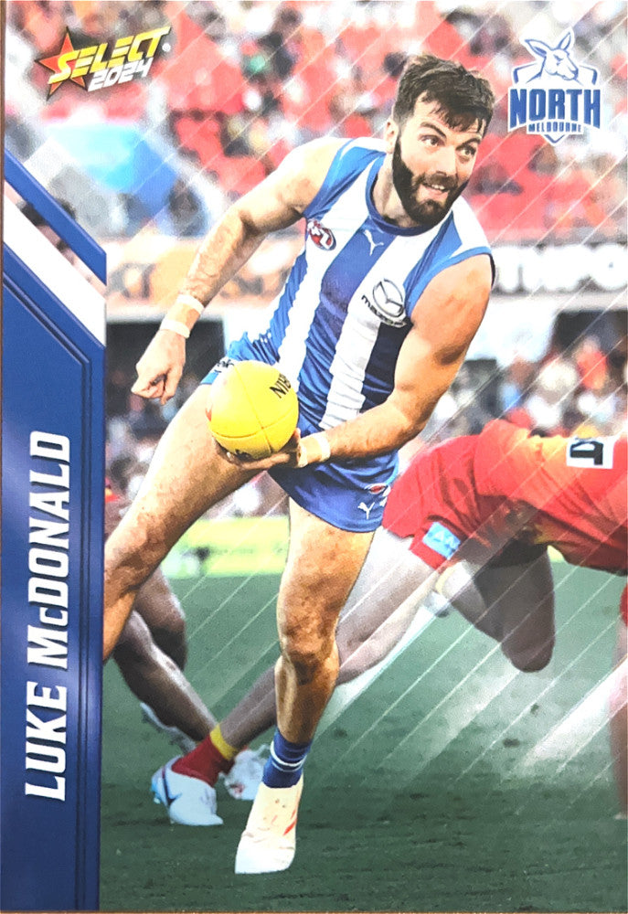 Luke McDonald #115 North Melbourne Kangaroos | 2024 Select AFL Footy Stars