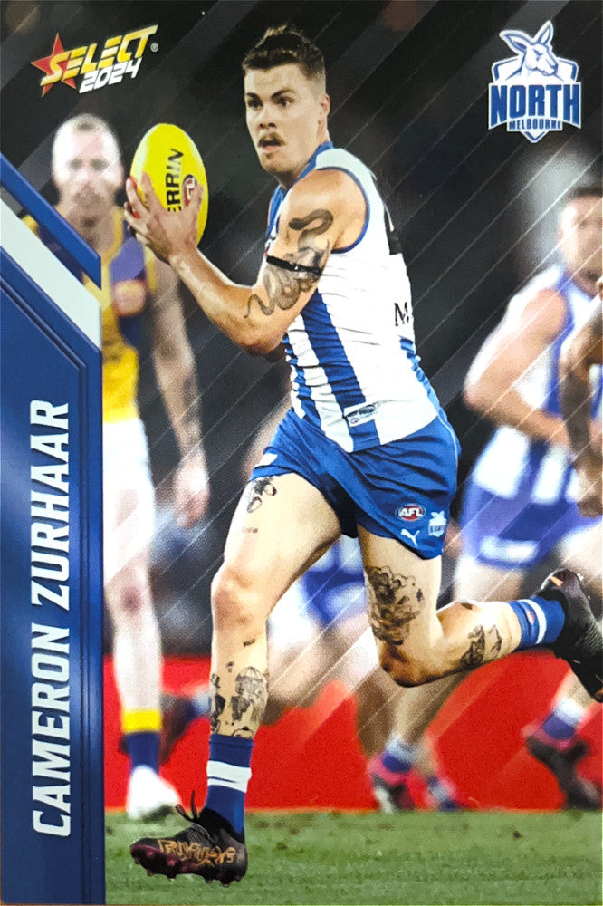 Cameron Zurhaar #120 North Melbourne Kangaroos | 2024 Select AFL Footy Stars