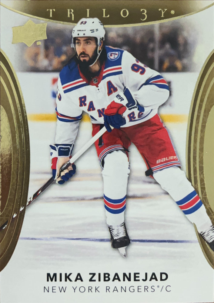 Mika Zibanejad #80 New York Rangers | 2022-23 Upper Deck Trilogy