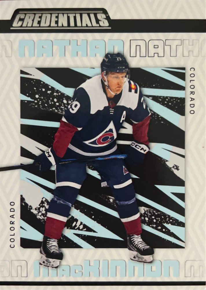 Nathan MacKinnon #19 Colorado Avalanche | 2023-24 Upper Deck Credentials