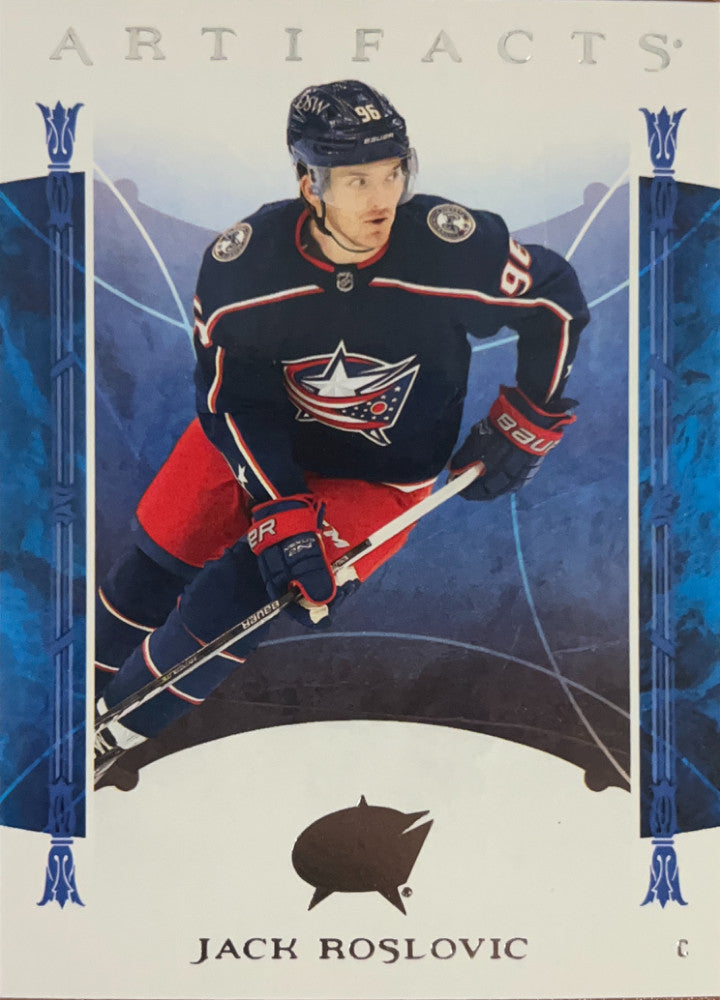 Jack Roslovic #29 Columbus Blue Jackets | 2022-23 Upper Deck Artifacts