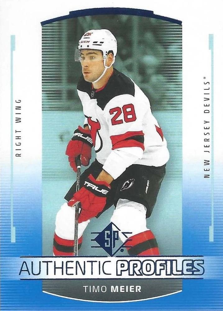 Timo Meier #AP-10 New Jersey Devils | 2025-26 SP Hockey - Authentic Profiles Blue