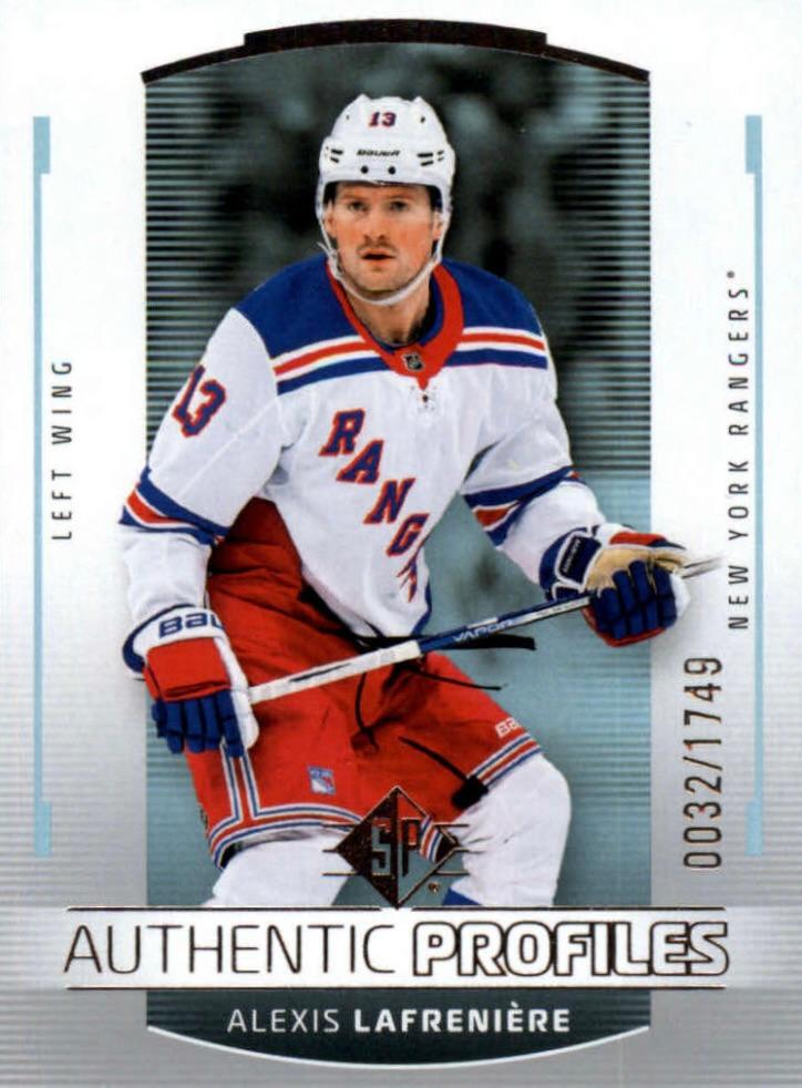Alexis Lafreniere #AP-11 New York Rangers | 2025-26 SP Hockey - Authentic Profiles