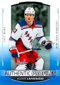 Alexis Lafreniere #AP-11 New York Rangers | 2025-26 SP Hockey - Authentic Profiles Blue