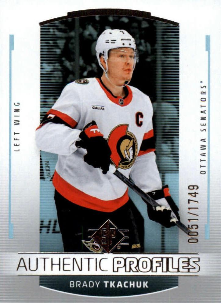 Brady Tkachuk #AP-12 Ottawa Senators | 2025-26 SP Hockey - Authentic Profiles
