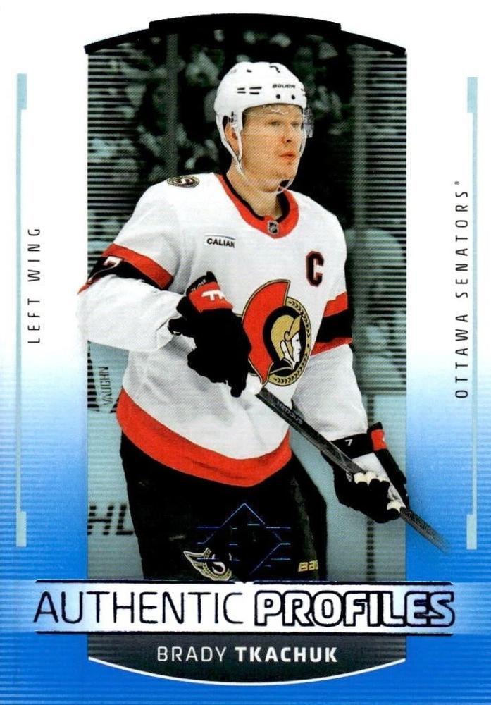 Brady Tkachuk #AP-12 Ottawa Senators | 2025-26 SP Hockey - Authentic Profiles Blue