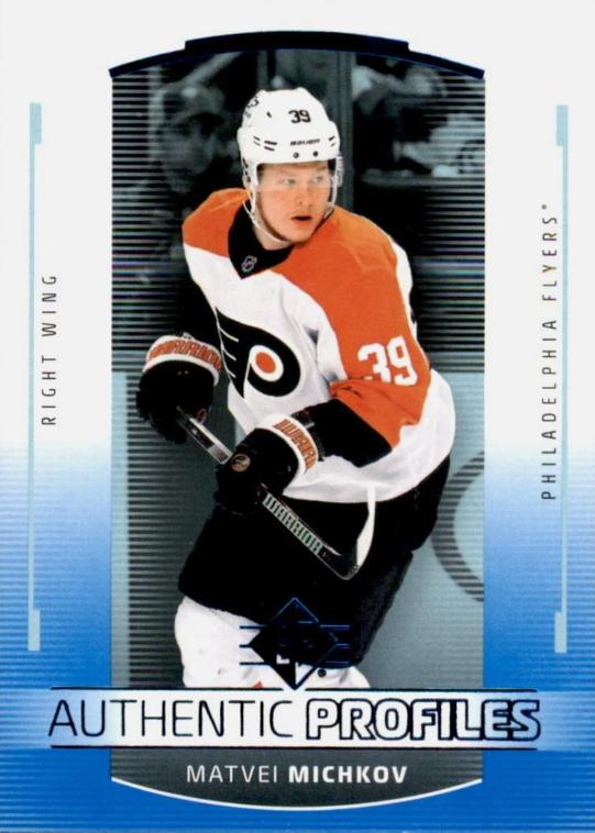 Matvei Michkov #AP-13 Philadelphia Flyers | 2025-26 SP Hockey - Authentic Profiles Blue
