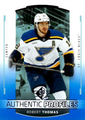 Robert Thomas #AP-17 St. Louis Blues | 2025-26 SP Hockey - Authentic Profiles Blue