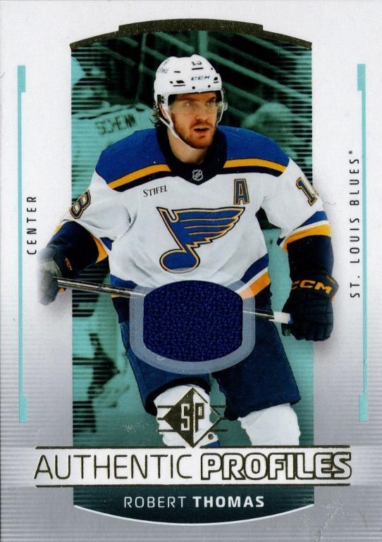 Robert Thomas #AP-17 St. Louis Blues | 2025-26 SP Hockey - Authentic Profiles Jersey