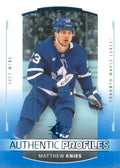 Matthew Knies #AP-18 Toronto Maple Leafs | 2025-26 SP Hockey - Authentic Profiles Blue