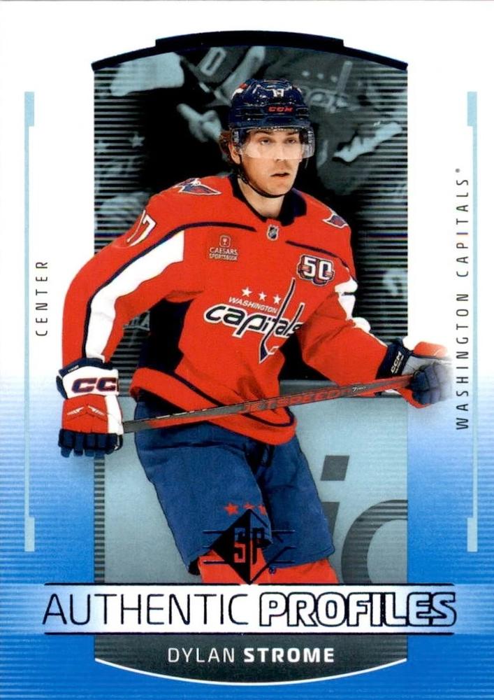 Dylan Strome #AP-19 Washington Capitals | 2025-26 SP Hockey - Authentic Profiles Blue