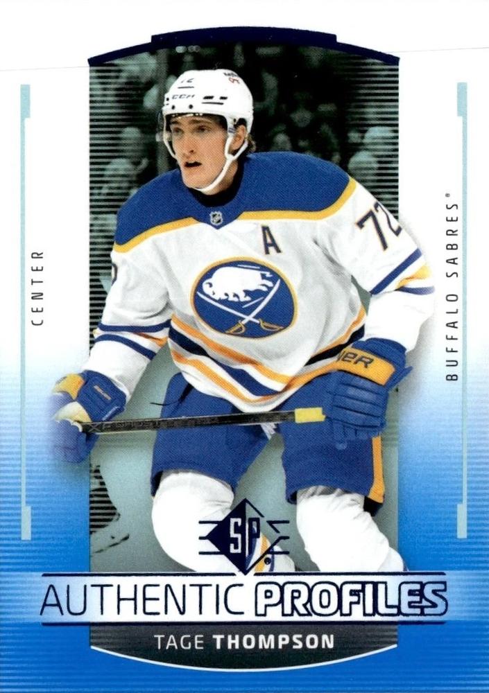 Tage Thompson #AP-2 Buffalo Sabres | 2025-26 SP Hockey - Authentic Profiles Blue