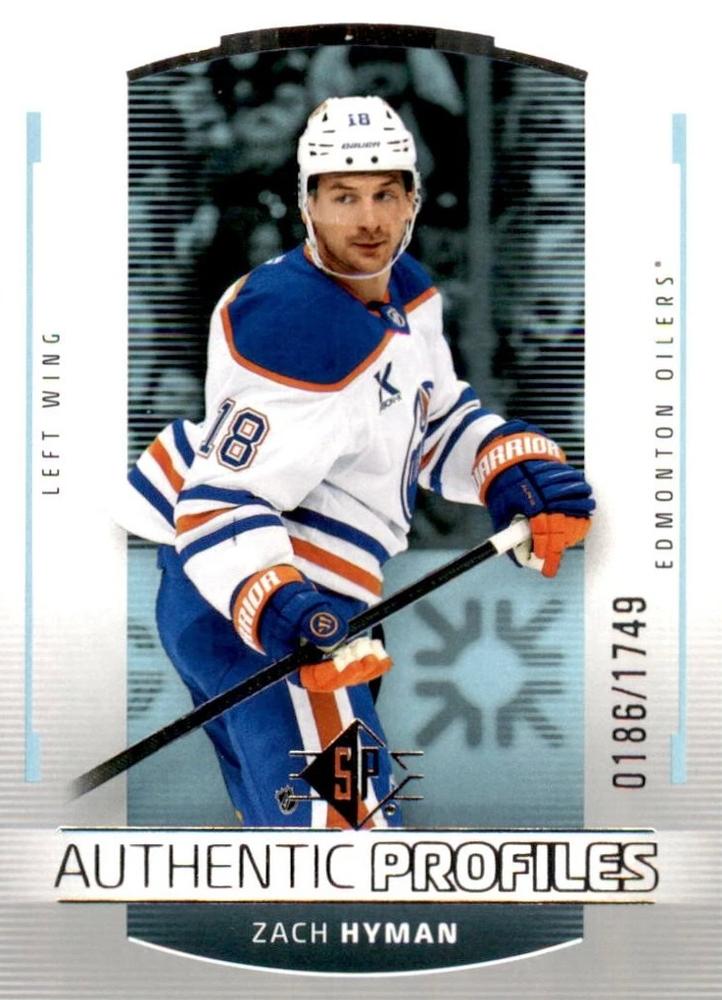 Zach Hyman #AP-6 Edmonton Oilers | 2025-26 SP Hockey - Authentic Profiles