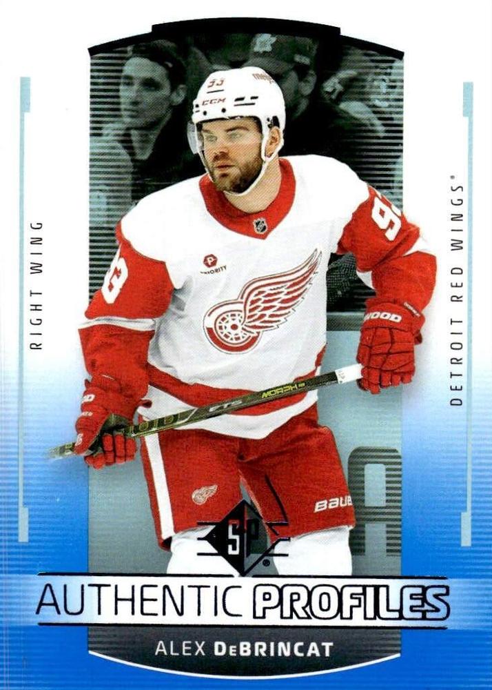 Alex DeBrincat #AP-7 Detroit Red Wings | 2025-26 SP Hockey - Authentic Profiles Blue