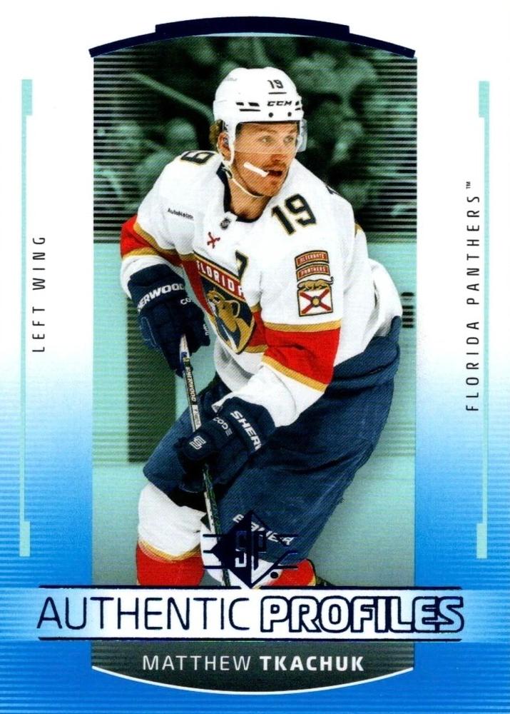 Matthew Tkachuk #AP-8 Florida Panthers | 2025-26 SP Hockey - Authentic Profiles Blue