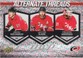 Andrei Svechnikov / Jaccob Slavin / Frederik Andersen #AT-13 Carolina Hurricanes | 2023-24 Upper Deck MVP Alternate Threads